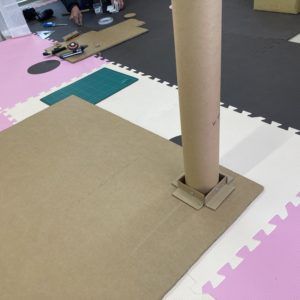 キャットタワーの支柱です
