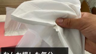 箱からティッシュが取れる