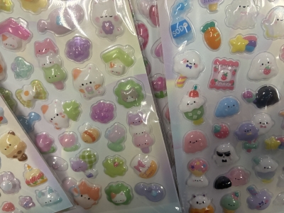 ぷくぷくシール