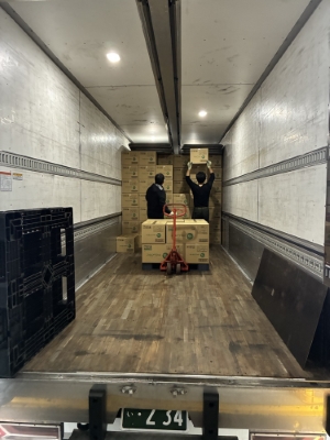 ティッシュ納品