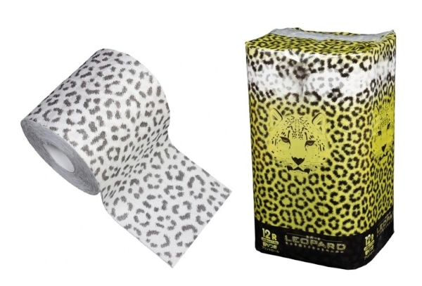 ヒョウ柄トイレットペーパー