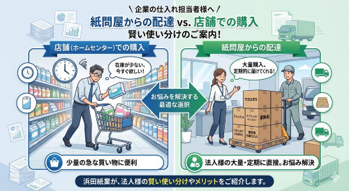 ホームセンターと紙問屋の違い