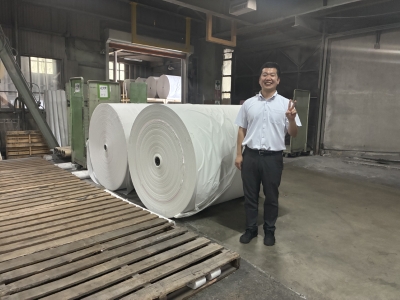 製紙工場見学